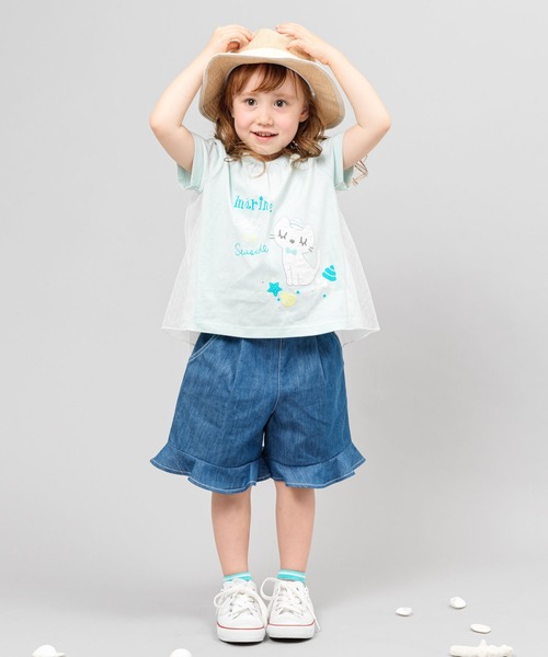 KP DECO（ケーピーデコ）の「リボン付き麻風ポリエステル素材の帽子(M-L)（ハット・キッズ・ブラック/オフホワイト・MEDIUM/LARGE）」の11枚目の写真