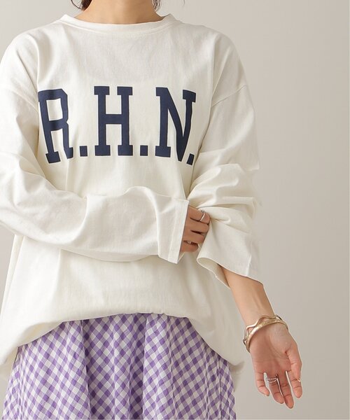 frames RAY CASSIN（フレームスレイカズン）の「ロゴプリントロンT（Tシャツ/カットソー・レディース・オフホワイト/オートミール・FREE）」の5枚目の写真