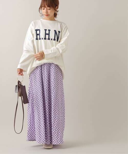 frames RAY CASSIN（フレームスレイカズン）の「ロゴプリントロンT（Tシャツ/カットソー・レディース・オフホワイト/オートミール・FREE）」の6枚目の写真