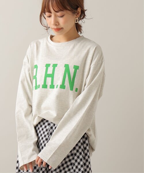 frames RAY CASSIN（フレームスレイカズン）の「ロゴプリントロンT（Tシャツ/カットソー・レディース・オフホワイト/オートミール・FREE）」の8枚目の写真