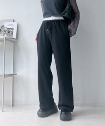 AS KNOW AS plus（アズノゥアズプラス）の「●ロゴ刺繍ルーズスウェットパンツ　セットアップ可能（スウェットパンツ）」