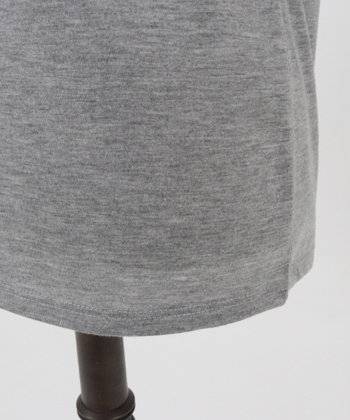 CAMBIO(カンビオ)の「mlt3760-カットオフUネック7分袖カットソー(Tシャツ/カットソー・メンズ・ネイビー/グレー/モカ/ホワイト/ブラック・L/S/M)」の13枚目の写真