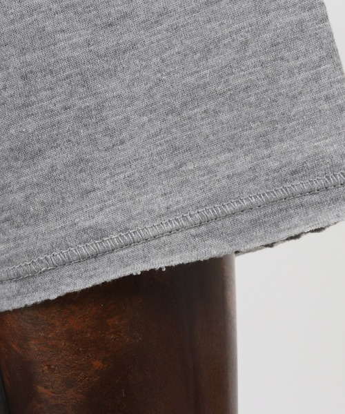 CAMBIO(カンビオ)の「mlt3760-カットオフUネック7分袖カットソー(Tシャツ/カットソー・メンズ・ネイビー/グレー/モカ/ホワイト/ブラック・L/S/M)」の15枚目の写真