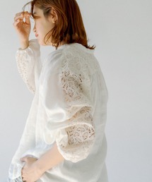 RIVE DROITE | レースキリカエパフスリーブブラウス(シャツ/ブラウス)