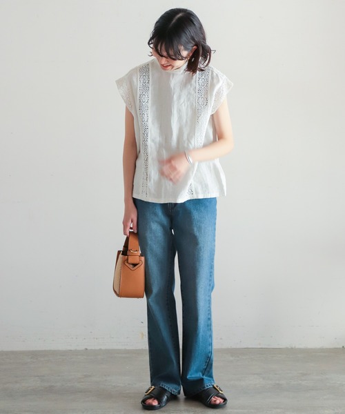 NOMBRE IMPAIR（ノンブルアンペール）の「リネン×レース フレンチ 