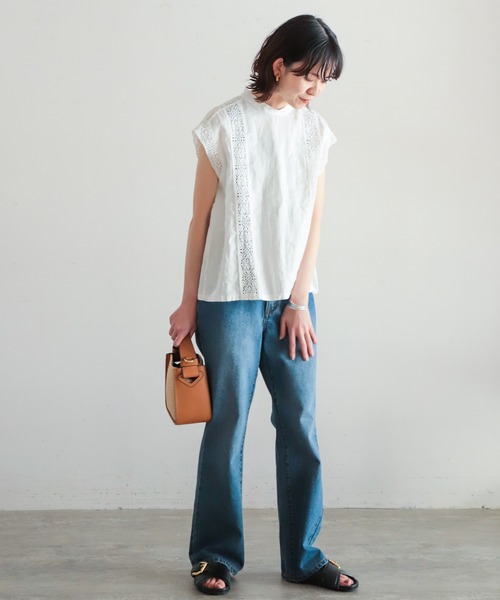 NOMBRE IMPAIR（ノンブルアンペール）の「リネン×レース フレンチ 