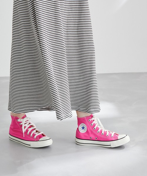 CONVERSE(コンバース)の「【CONVERSE】AS US COLORS HI SNK(スニーカー・レディース・ターコイズブルー/ピンク・23/24/23.5cm/24.5cm)」の4枚目の写真