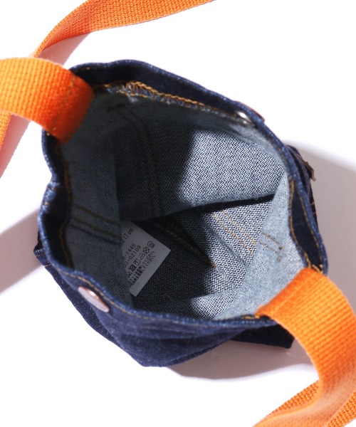 Wrangler（ラングラー）の「WRANGLER/ラングラー MINI SHOULDER BAG ミニショルダーバッグ カラー（ショルダーバッグ・メンズ・サックスブルー/ブルー/インディゴブルー/イエロー/オフホワイト・FREE）」の9枚目の写真