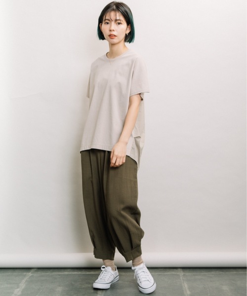 refinedworks(リファインドワークス)の「裾タックバルーンパンツ(その他パンツ・レディース・カーキ/キャメル/チャコールグレー・FREE)」の5枚目の写真