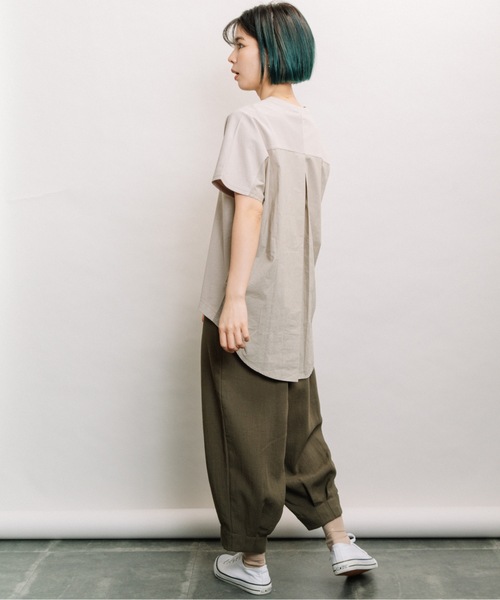 refinedworks(リファインドワークス)の「裾タックバルーンパンツ(その他パンツ・レディース・カーキ/キャメル/チャコールグレー・FREE)」の10枚目の写真