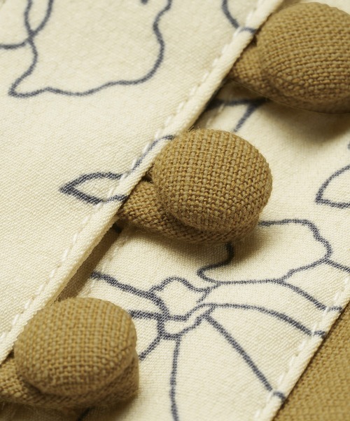 セール】ボリューム袖柄切替ワンピース（ワンピース）｜RANAN（ラナン