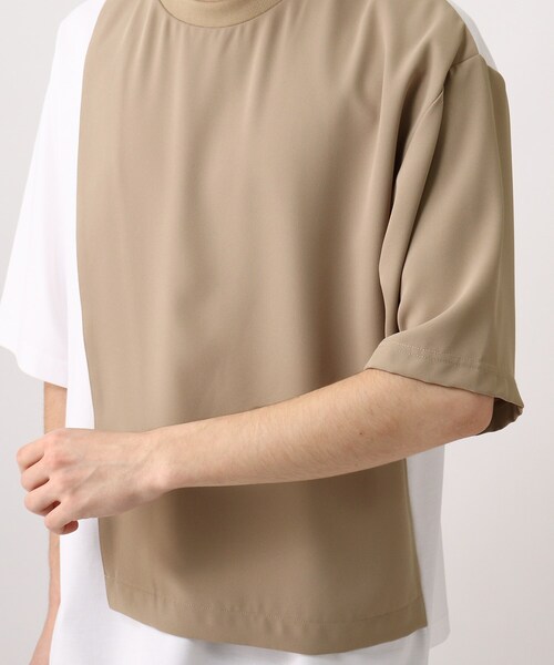 tk.TAKEO KIKUCHI(ティーケータケオキクチ)の「◆フロントフラシカットソー(Tシャツ/カットソー・メンズ・ブラック系4/ベージュ系4/ブルー系4/モスグリーン系4・01/02/03)」の10枚目の写真
