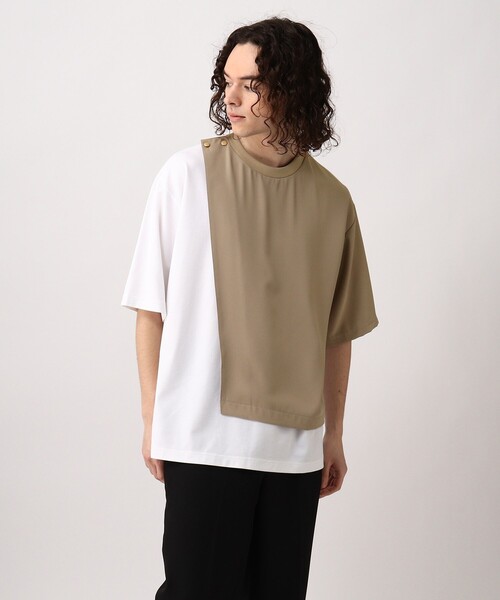 tk.TAKEO KIKUCHI(ティーケータケオキクチ)の「◆フロントフラシカットソー(Tシャツ/カットソー・メンズ・ブラック系4/ベージュ系4/ブルー系4/モスグリーン系4・01/02/03)」の20枚目の写真