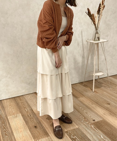 apresjour clair】キルティングカーディガン【ZOZOTOWN限定アイテム