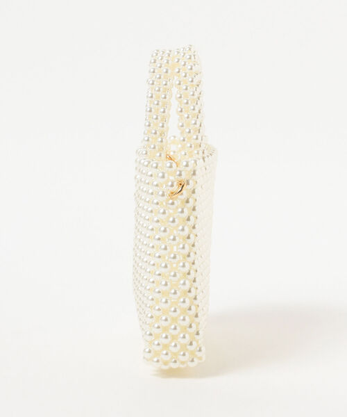 Ray BEAMS（レイビームス）の「bLicensceLL × Ray BEAMS / 別注 ビーズ ミニバッグ（ハンドバッグ・レディース・ホワイト/その他・ONE SIZE）」の9枚目の写真