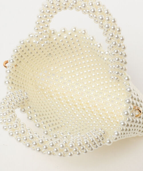 Ray BEAMS（レイビームス）の「bLicensceLL × Ray BEAMS / 別注 ビーズ ミニバッグ（ハンドバッグ・レディース・ホワイト/その他・ONE SIZE）」の12枚目の写真