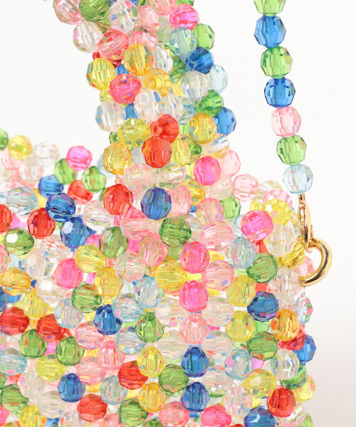 Ray BEAMS（レイビームス）の「bLicensceLL × Ray BEAMS / 別注 ビーズ ミニバッグ（ハンドバッグ・レディース・ホワイト/その他・ONE SIZE）」の10枚目の写真