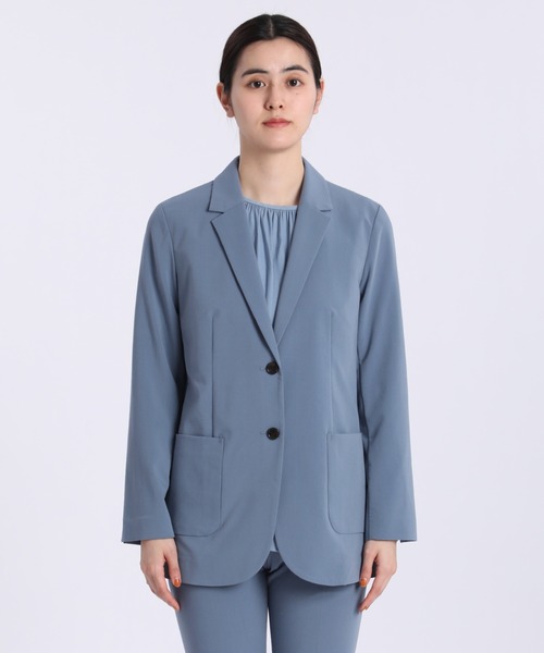 INED CLARO（イネドクラロ）の「2ボタンテーラードジャケット（テーラードジャケット・レディース・サンドグレー/ベージュ/ブルー・9号/7号）」の6枚目の写真