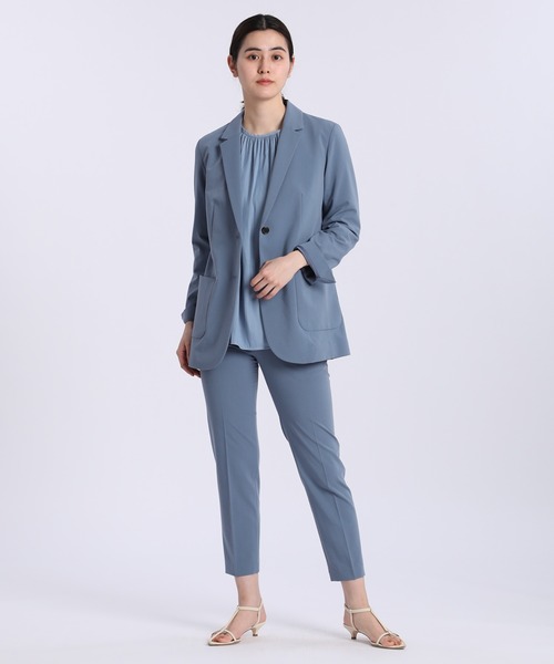 INED CLARO（イネドクラロ）の「2ボタンテーラードジャケット（テーラードジャケット・レディース・サンドグレー/ベージュ/ブルー・9号/7号）」の11枚目の写真