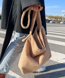 【OKUOKU 0909】ボア ソフトワンショルダーバッグ / oku-bag-224-13