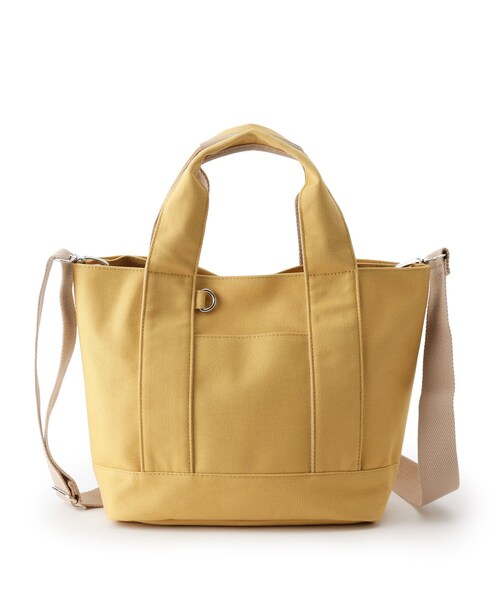 SHOO・LA・RUE（シューラルー）の「◆【3層/2WAY】キャンバストート（トートバッグ・レディース・ベージュ/イエロー/ブラウン系その他/ピンク系9・00）」の14枚目の写真