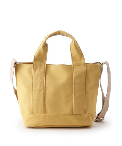 SHOO・LA・RUE（シューラルー）の「◆【3層/2WAY】キャンバストート（トートバッグ・レディース・ベージュ/イエロー/ブラウン系その他/ピンク系9・00）」の16枚目の写真