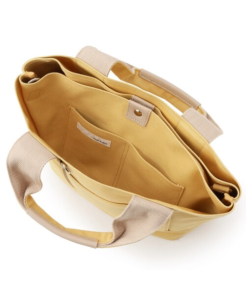 SHOO・LA・RUE（シューラルー）の「◆【3層/2WAY】キャンバストート（トートバッグ・レディース・ベージュ/イエロー/ブラウン系その他/ピンク系9・00）」の7枚目の写真