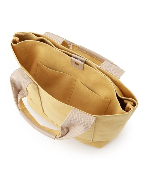 SHOO・LA・RUE（シューラルー）の「◆【3層/2WAY】キャンバストート（トートバッグ・レディース・ベージュ/イエロー/ブラウン系その他/ピンク系9・00）」の8枚目の写真