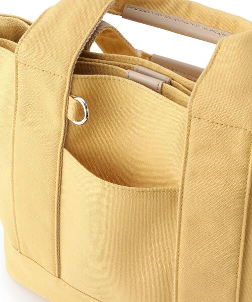 SHOO・LA・RUE（シューラルー）の「◆【3層/2WAY】キャンバストート（トートバッグ・レディース・ベージュ/イエロー/ブラウン系その他/ピンク系9・00）」の9枚目の写真