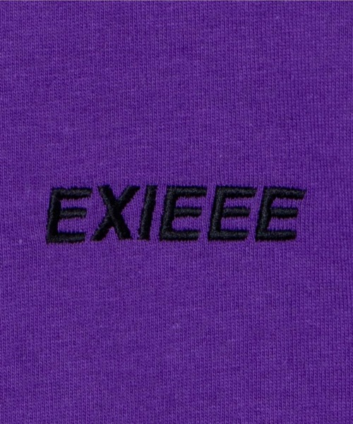 EXIEEE（イグジー）の「ナイロン切り替えロンＴ（Tシャツ/カットソー・レディース・ブラック/ホワイト/パープル・SMALL/MEDIUM/LARGE）」の15枚目の写真