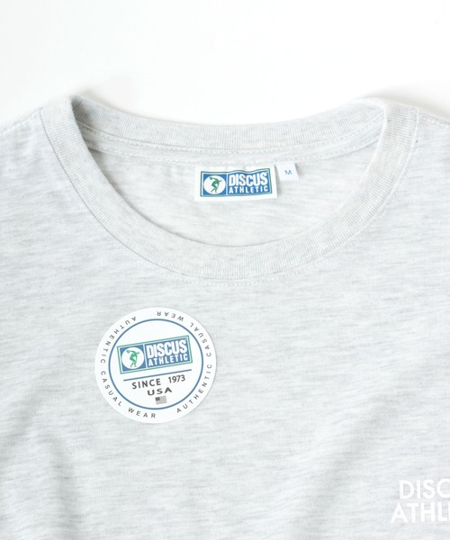 DISCUS ATHLETIC(ディスカス アスレチック)の「DISCUS ATHLETIC(ディスカスアスレチック)杢天竺ノースリーブTシャツ/ビッグシルエット/無地(Tシャツ/カットソー・レディース・ホワイト/パープル/グレー/イエロー/オレンジ・M/L)」の17枚目の写真