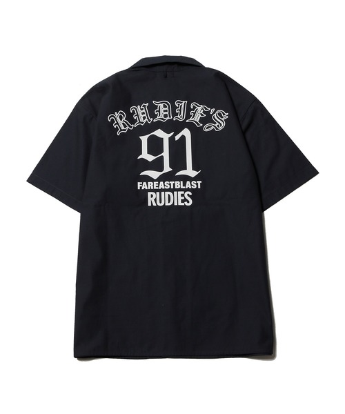 RUDIE'S（ルーディーズ）の「STRUT OPENCOLLAR SHIRTS（シャツ/ブラウス・メンズ・ブラック/ネイビー・XXL/M/XL/L）」の2枚目の写真
