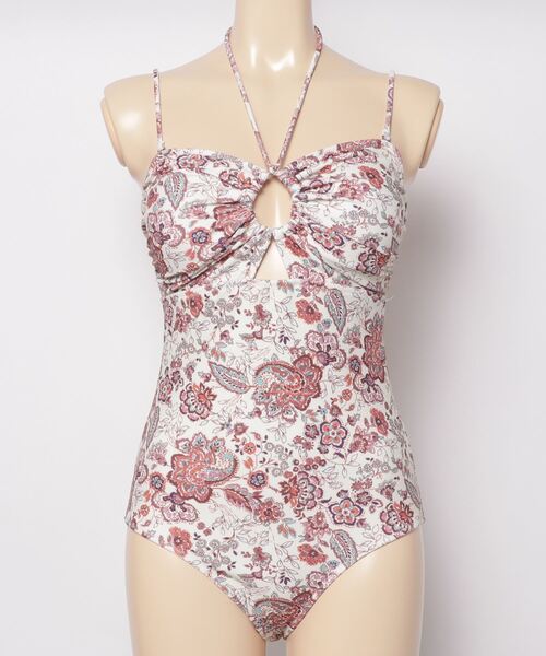 Ungrid（アングリッド）の「UNGRID/アングリッド  エスニック柄ワンピース   62006（水着・レディース・ホワイト/レッド/ブルー・9号）」の12枚目の写真