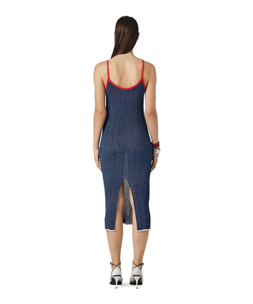 DIESEL(ディーゼル)の「レディース リブドレス キャミソールワンピース ラメ(ワンピース・レディース・ベージュ/ブルー・X-LARGE/MEDIUM/LARGE/SMALL)」の9枚目の写真