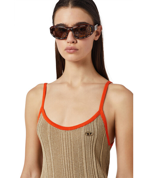 DIESEL(ディーゼル)の「レディース リブドレス キャミソールワンピース ラメ(ワンピース・レディース・ベージュ/ブルー・X-LARGE/MEDIUM/LARGE/SMALL)」の20枚目の写真