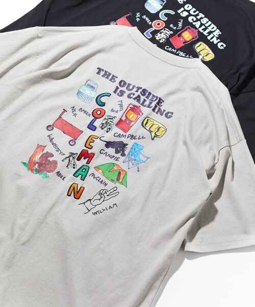 COLEMAN（コールマン）の「Coleman/コールマン ギア柄プリントTEE/Coleman×VTA（Tシャツ/カットソー・メンズ・ホワイト/スミクロ/グレイッシュベージュ/グリーン/ブルー・MEDIUM/LARGE）」の20枚目の写真