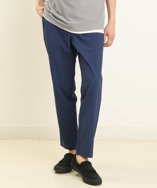 a.v.v（アーヴェヴェ）の「【速乾】リライト セミルーズアンクルパンツ（その他パンツ・メンズ・ベージュ/チャコールグレー/ブルー・46/48/50/44）」の3枚目の写真