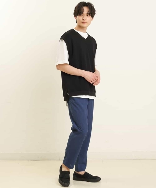 a.v.v（アーヴェヴェ）の「【速乾】リライト セミルーズアンクルパンツ（その他パンツ・メンズ・ベージュ/チャコールグレー/ブルー・46/48/50/44）」の16枚目の写真