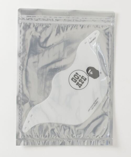 A BATHING APE（アベイシングエイプ）の「BAPE MOUTH SHIELD TRANSLUCENT [交換用]（マスク・メンズ・クリア・FREE）」の2枚目の写真