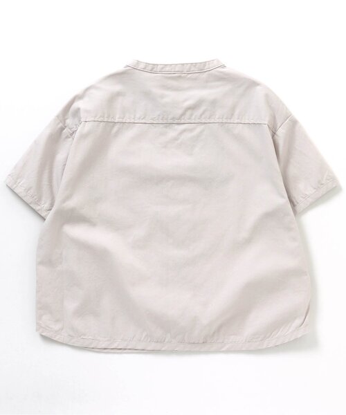 BREEZE（ブリーズ）の「スタンダード半袖シャツ（シャツ/ブラウス・キッズ・グレー/ストライプ/レインボー/カーキ・140/90/130/80/100/110/120）」の12枚目の写真