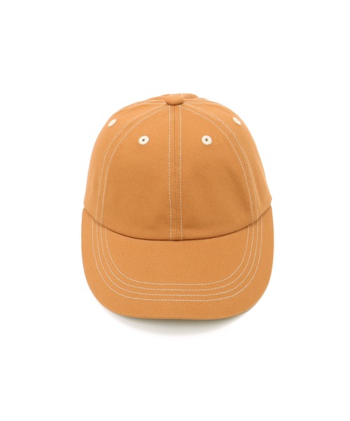 CIAOPANIC TYPY（チャオパニックティピー）の「配色コットンツイルつば広キャップ（キャップ・レディース・チャコールグレー/ベージュ/キャメル・ONE SIZE）」の8枚目の写真