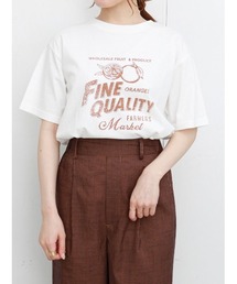 ehka sopo | かすれプリントTシャツ(Tシャツ/カットソー)