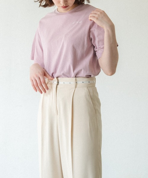 idem（イデム）の「【ZOZOTOWN限定】idem high waist tuck slacks/ハイウエストスラックスパンツ【Sサイズ展開あり】（スラックス・レディース・ブラック/アイボリー/パープル/チャコールグレー/オリーブ・FREE/SMALL）」の10枚目の写真