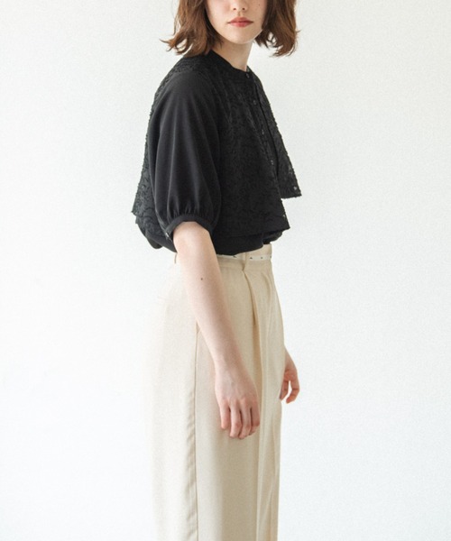 idem（イデム）の「【ZOZOTOWN限定】idem high waist tuck slacks/ハイウエストスラックスパンツ【Sサイズ展開あり】（スラックス・レディース・ブラック/アイボリー/パープル/チャコールグレー/オリーブ・FREE/SMALL）」の11枚目の写真
