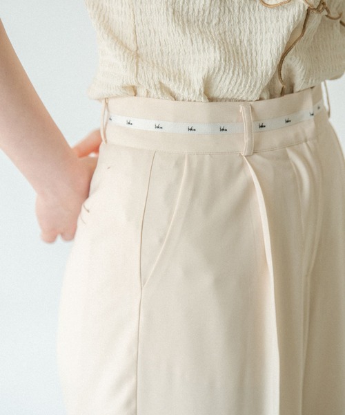 idem（イデム）の「【ZOZOTOWN限定】idem high waist tuck slacks/ハイウエストスラックスパンツ【Sサイズ展開あり】（スラックス・レディース・ブラック/アイボリー/パープル/チャコールグレー/オリーブ・FREE/SMALL）」の20枚目の写真