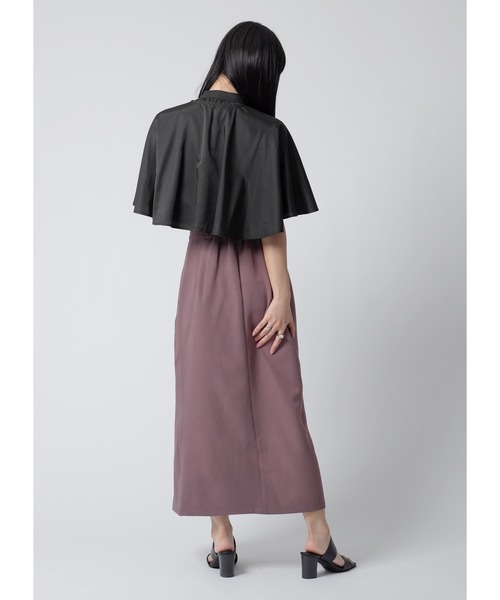 Adoon plain（アドーンプレーン）の「ケープブラウス / 半袖（シャツ/ブラウス・レディース・ホワイト/ブラック・FREE）」の17枚目の写真