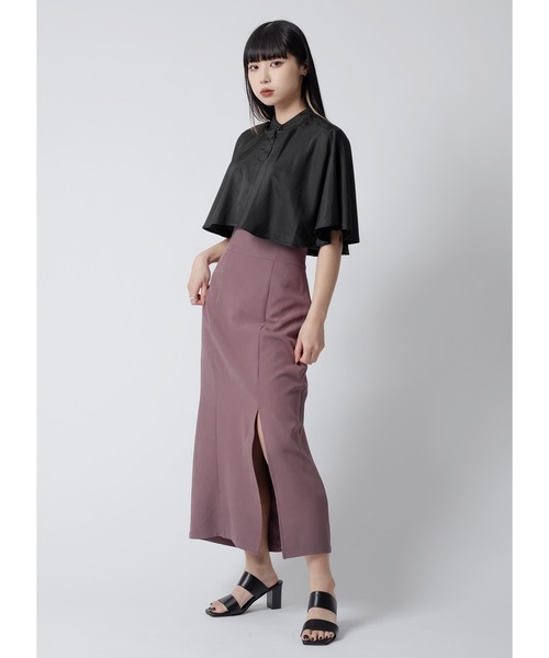 Adoon plain（アドーンプレーン）の「ケープブラウス / 半袖（シャツ/ブラウス・レディース・ホワイト/ブラック・FREE）」の15枚目の写真