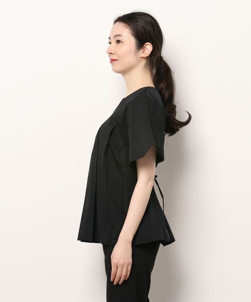 Te chichi（テチチ）の「タックフレアスリーブブラウス（シャツ/ブラウス・レディース・オフホワイト/ブルー/ブラック・ﾌﾘ-）」の4枚目の写真