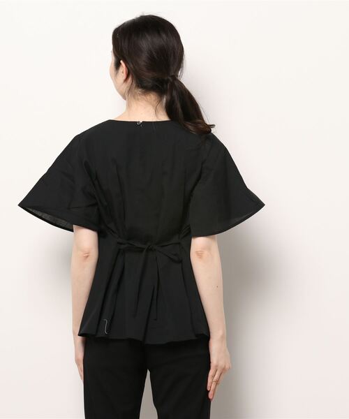 Te chichi（テチチ）の「タックフレアスリーブブラウス（シャツ/ブラウス・レディース・オフホワイト/ブルー/ブラック・ﾌﾘ-）」の5枚目の写真