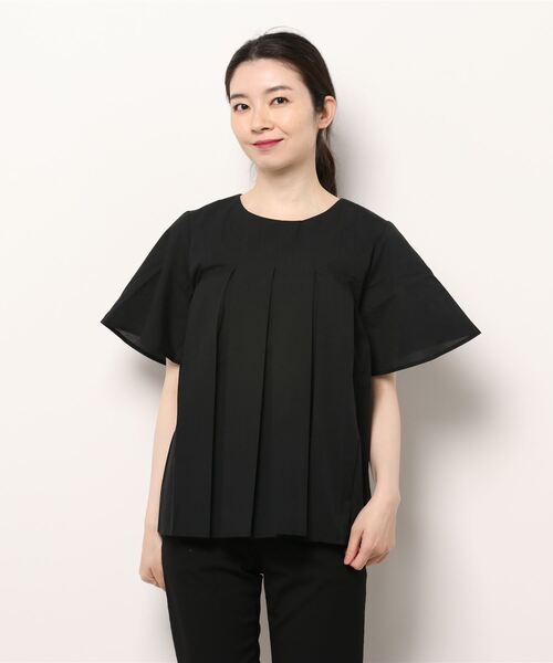 Te chichi（テチチ）の「タックフレアスリーブブラウス（シャツ/ブラウス・レディース・オフホワイト/ブルー/ブラック・ﾌﾘ-）」の17枚目の写真